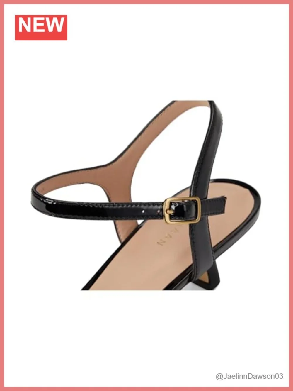 Cole Haan Leni Kitten Heel Strappy Slingback Sandals Women's 40mm Leather